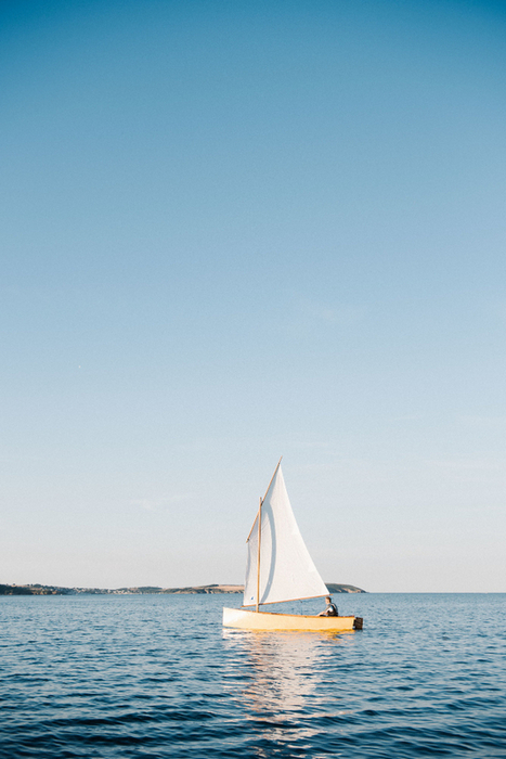 Sail in the lake.